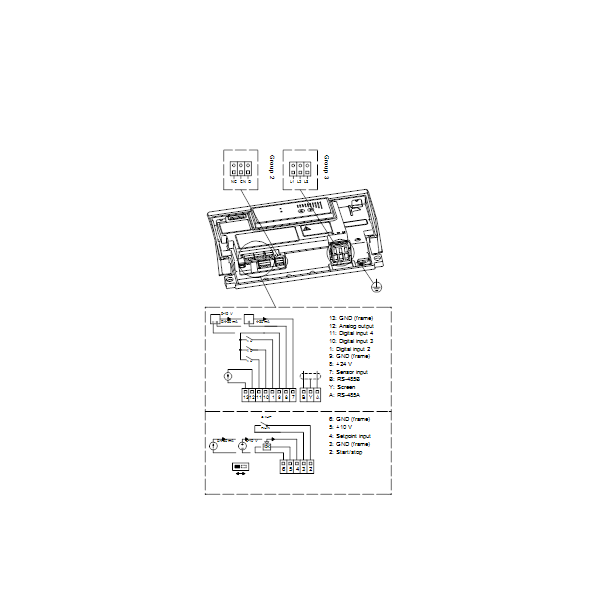 Вертикальный многоступенчатый центробежный насос Grundfos CRNE 3-23 HS HS-P-GI-V-HQQV артикул 96472531 – схема подключения