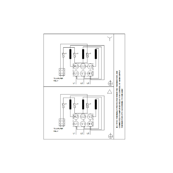 Консольный насос с односторонним всасыванием Grundfos NK 125-200/219 EUP A2-F-A-E-BAQE артикул 98838990 – схема подключения